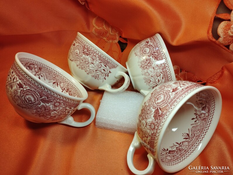 Villeroy § Boch, Burgenland pink színű kávés csésze, 4 db.