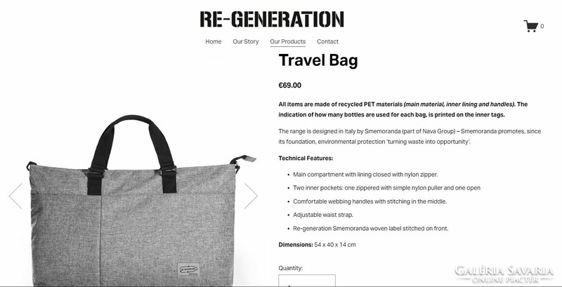 Re-generation bag