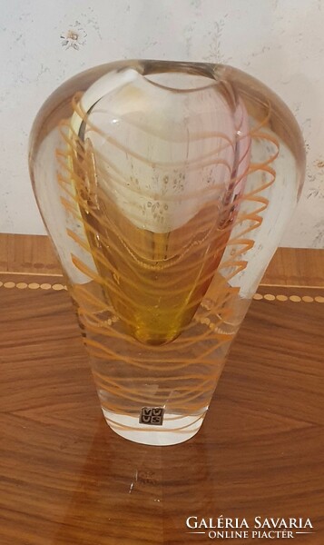 Ivo rozsypal art glass Czechoslovakia 1970 set