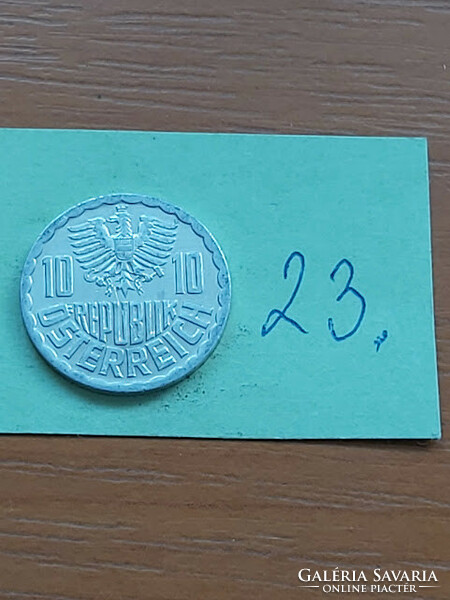 Austria 10 groschen 1987 alu. 23