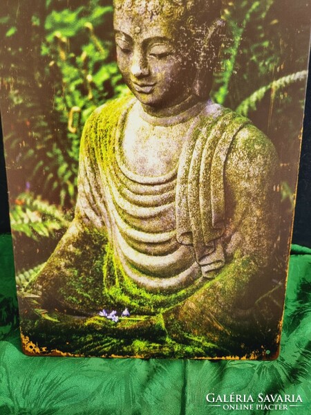 Buddha Vintage fém tábla ÚJ! (46-7382)