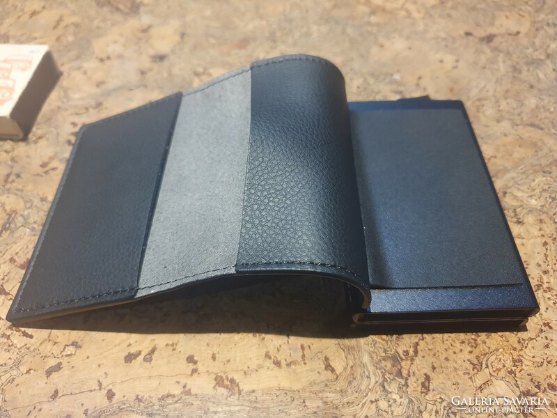 Double vulkit metal hole holder wallet file holder