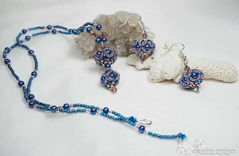 Handmade berry jewelry set