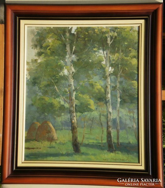 Horváth István Halasi (1904-1994): trees, piles