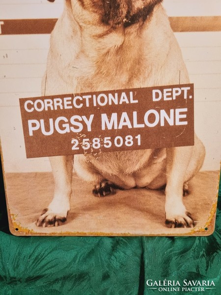 Dog vintage metal sign new! (52)