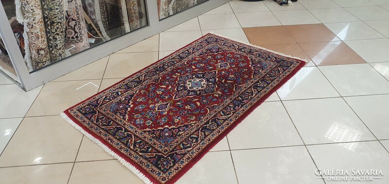 Km32 original iranian keshan hand knot wool persian carpet 153x93cm free courier