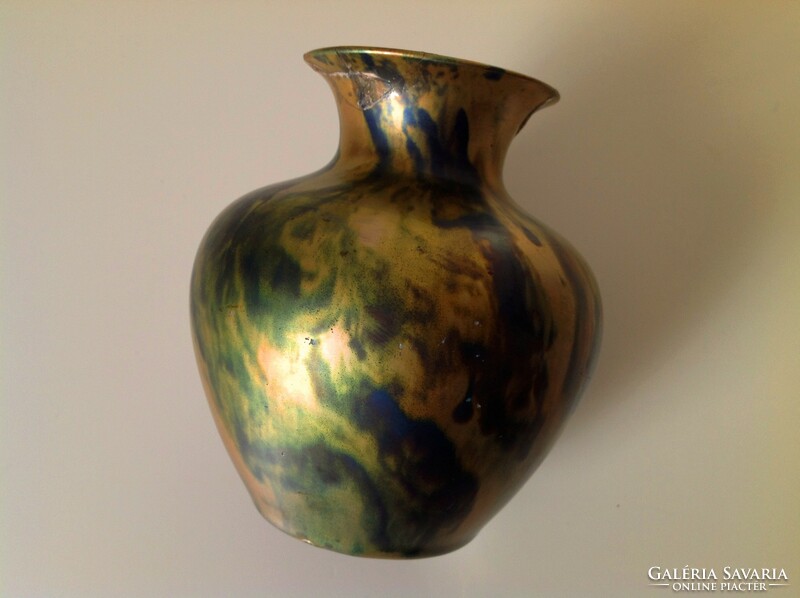 Zsolnay's eosin vase - damaged!