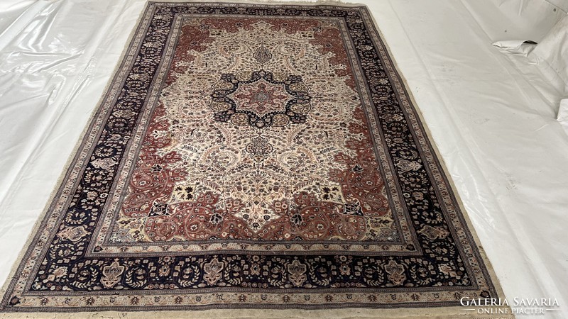 3575 Iranian tabriz hand knotted woolen Persian carpet 188x278cm free courier