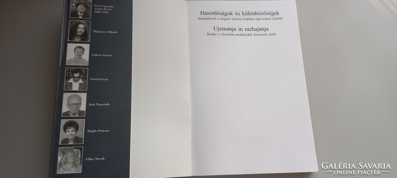 Hasonlóságok és különbözőségek (magyar-szlovén irodalmi kapcsolatok) Fried István  Lukács István