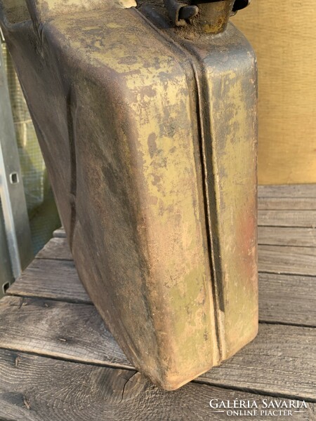 Old petrol can