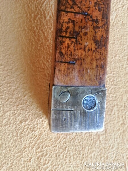 Antique, authenticated wooden meter stick