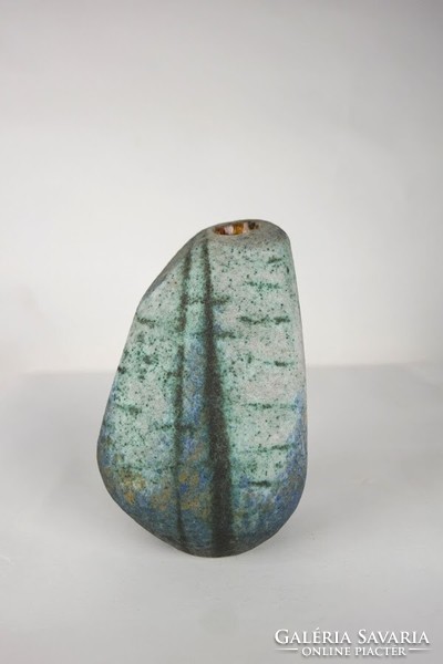 Modernist Ágoston Simó Samott ceramic vase - 51913