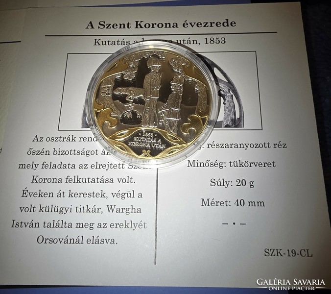A Szent Korona évezrede 4db érme