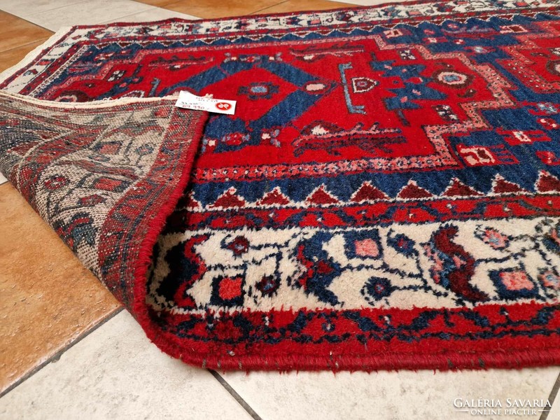 Iranian hamadan 115x315 hand knotted wool persian rug mz254