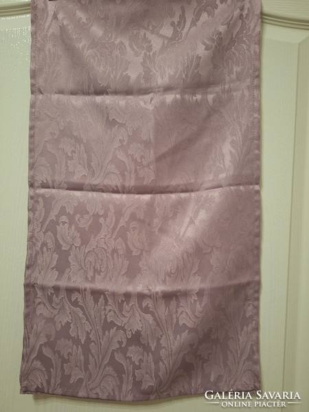Shiny smoky purple tablecloth/runner 40 cm wide, 140 cm long