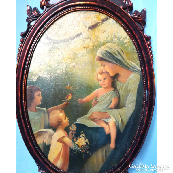 Large size Mary with baby Jesus oil painting