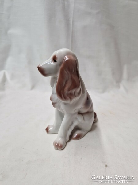 Ravenclaw porcelain spaniel dog figurine in perfect condition