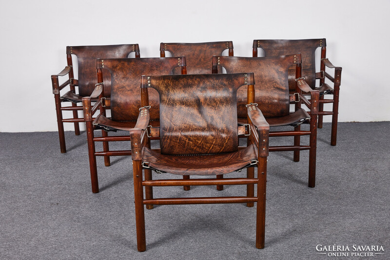 Extra special, Scandinavian-style, safari chair, 6-piece set