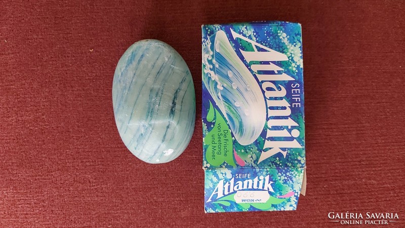Retro soap in an old Atlantic soap box for collectors