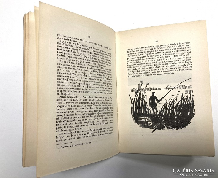 La boîte à pêche, 1933 - special, illustrated French antique book about fishermen