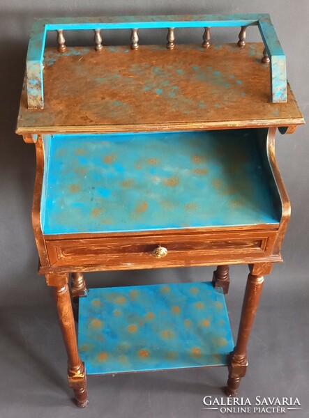 Vintage design bohém lerakó asztal ALKUDHATÓ