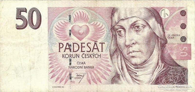 50 Koruna 1997 Czech Republic 2.