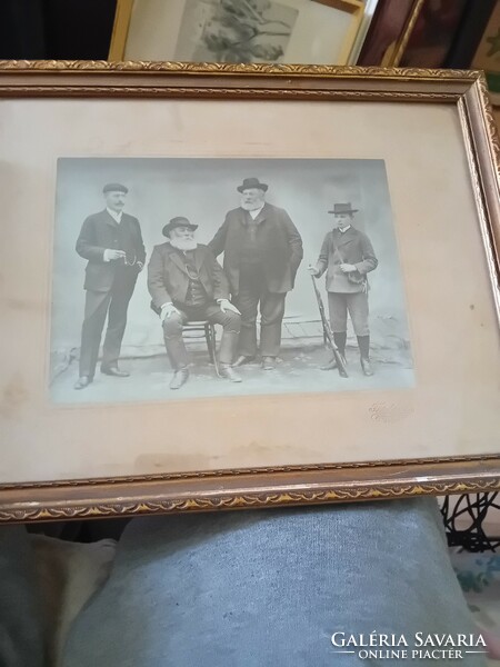 Antique photo, framed