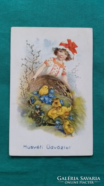 Antik húsvéti képeslap