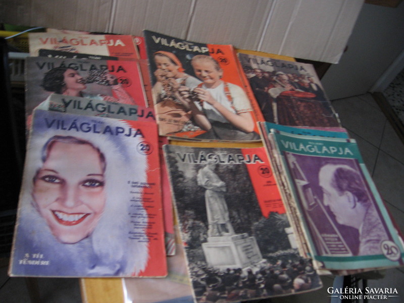 18 pieces of Tolna's world newspaper 1931-1941 are for sale together