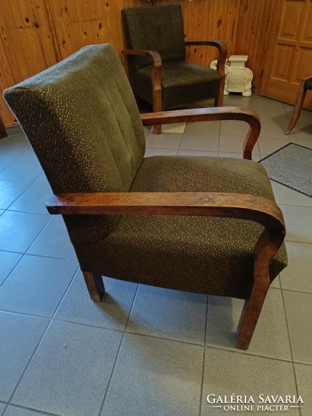 2 Art Deco armchairs