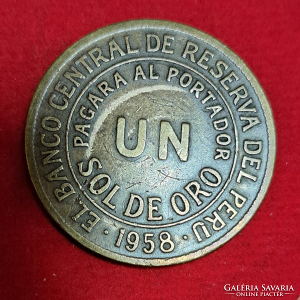 1958.  PERU 1/2 SOL (1639)