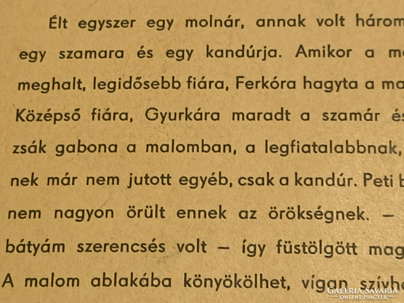 Csizmás kandúr 1963 mesekönyv