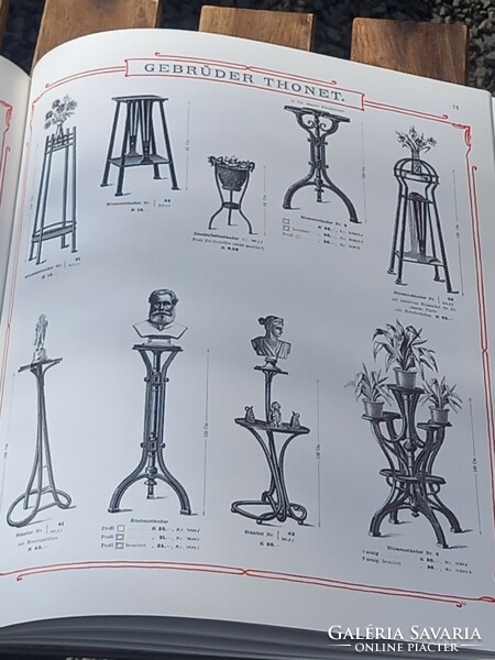 Thonet catalog 1904 (reprint photo album) in German, collector's book