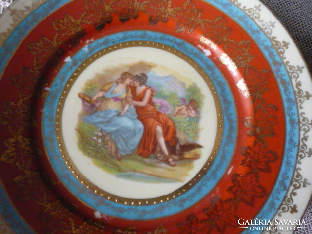 Antique decorative bowl coaster small plate 2403 26