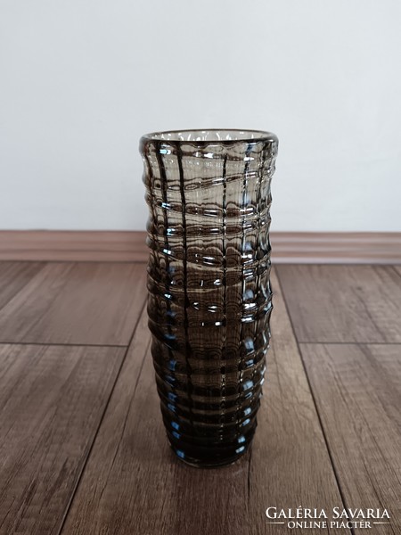 Retró lengyel üveg váza