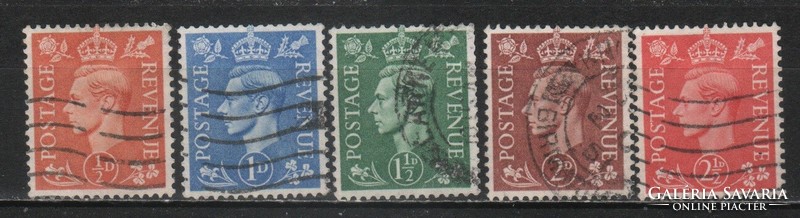 Anglia 1714 Mi 246-250     1,70 Euró