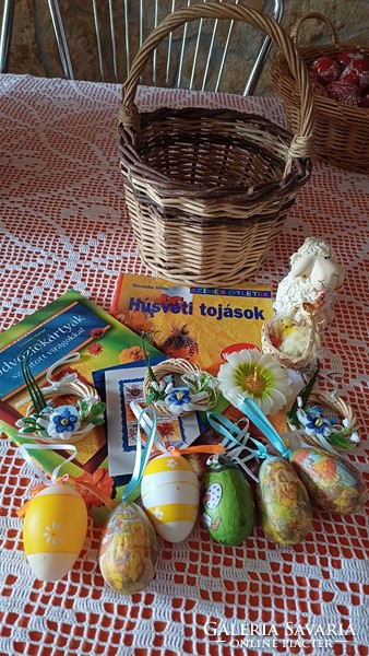 Wicker basket, Easter accessories