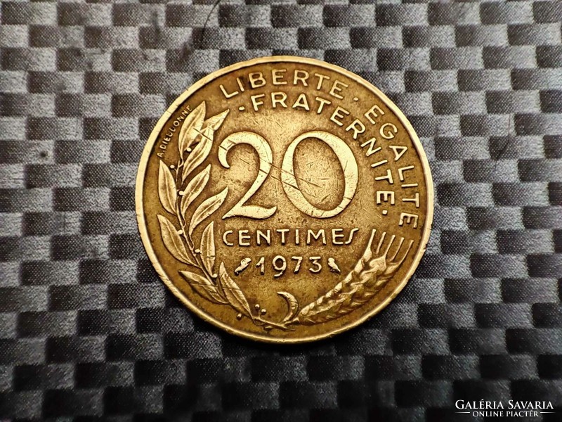 Franciaország 20 centime, 1973