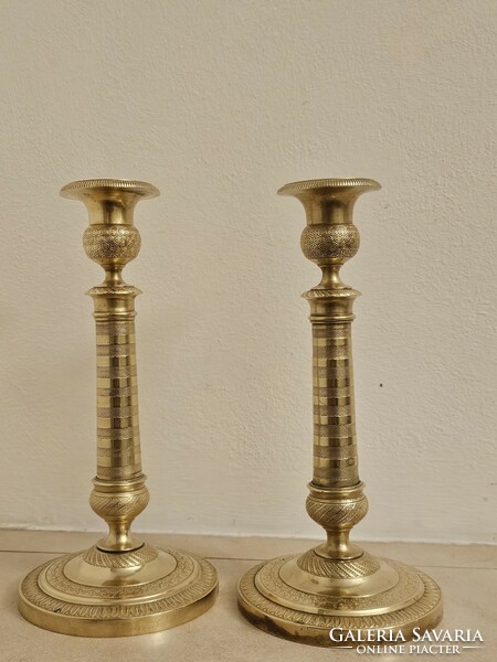 Pair of french candlesticks- empire