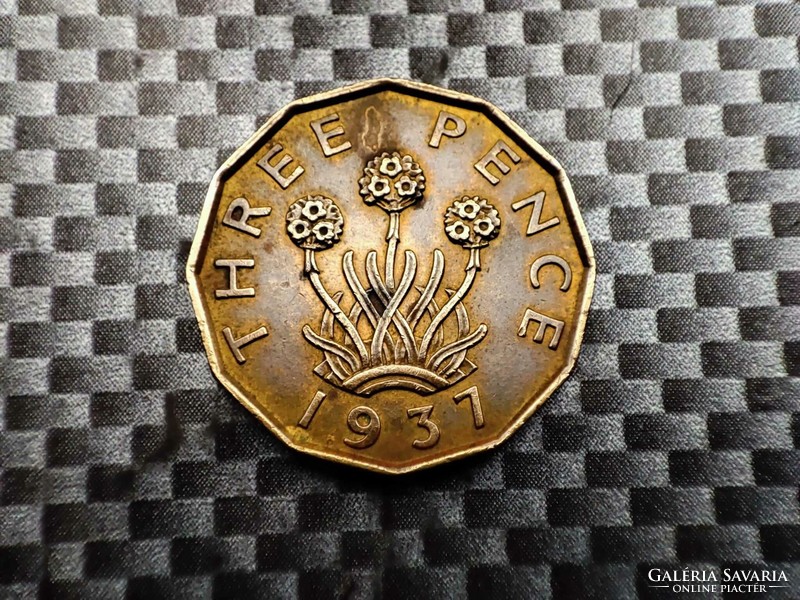Egyesült Királyság 3 Penny, 1937