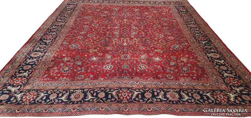 Of130 Original Iranian Tabriz Hand Knotted Woolen Persian Carpet 235x300cm Free Courier