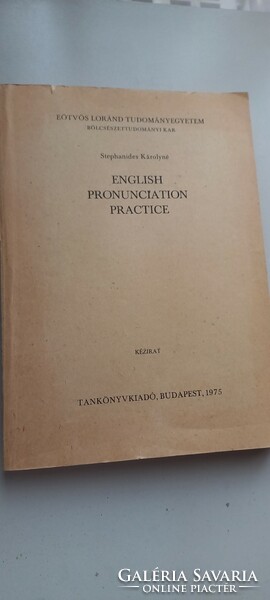English pronunciation practice Károlyné stephanides