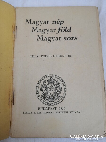 DR Fodor Ferenc :Magyar föld Magyar nép Magyar sors