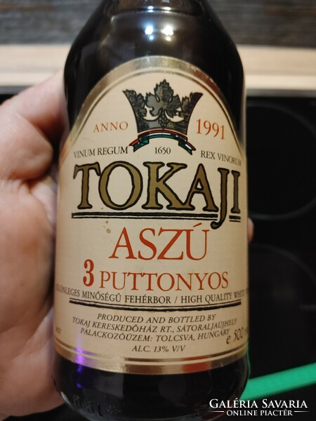 Tokaji aszú 3 puttonyos year 1991 - also for the birthday of those born in 1991