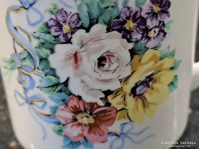Zsolnay floral mug nostalgia piece