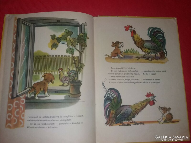1962.Vlagyimir Szutyejev : Miaú vidám mese könyv a képek szerint Altberliner Verlag