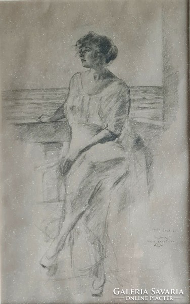 Vadász Miklós (1884 - 1927) : Női portré
