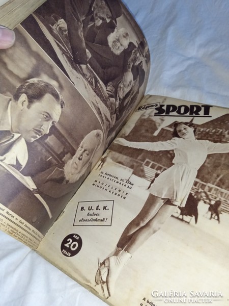 Képes Sport 1941 teljes évfolyam. vászonkötésben