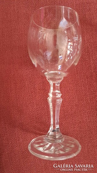 Glass cocktail glass with stem, 4 pcs