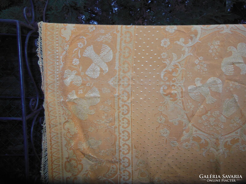 Tablecloth - 200 x 190 cm - pattern on both sides - cotton - old - English - flawless